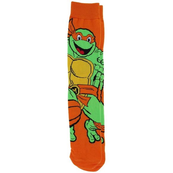 Teenage Mutant Ninja Turtles Men's Casual Crew Socks, 6-Pack, Size 8-12 - Picture 7 of 8